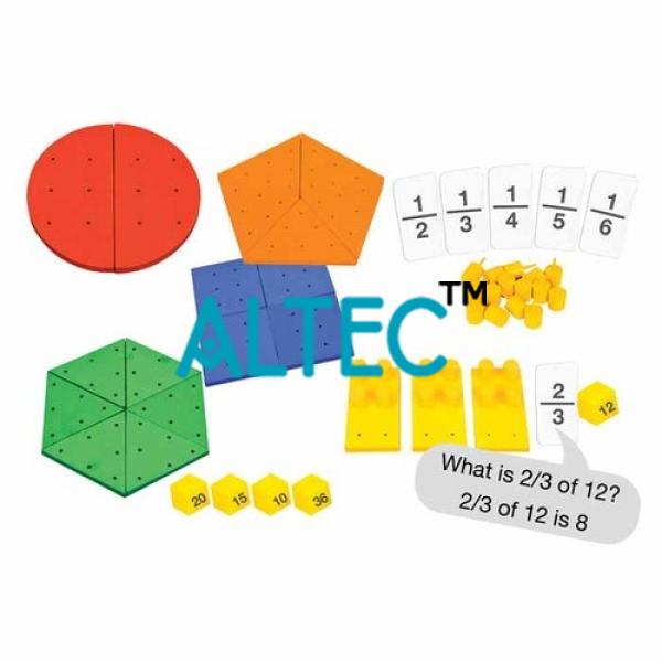 Fractions in Shapes Educational Kits