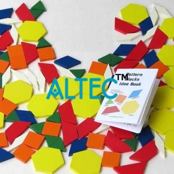 Pattern Block Math Puzzle Kit