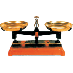 Double Pan Balance, Roberval Type