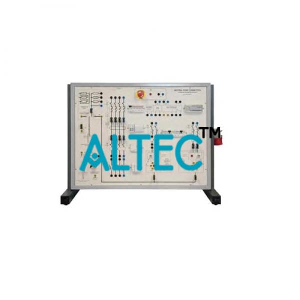 Panel For Studying And Testing Distribution Systems (neutral point connection)