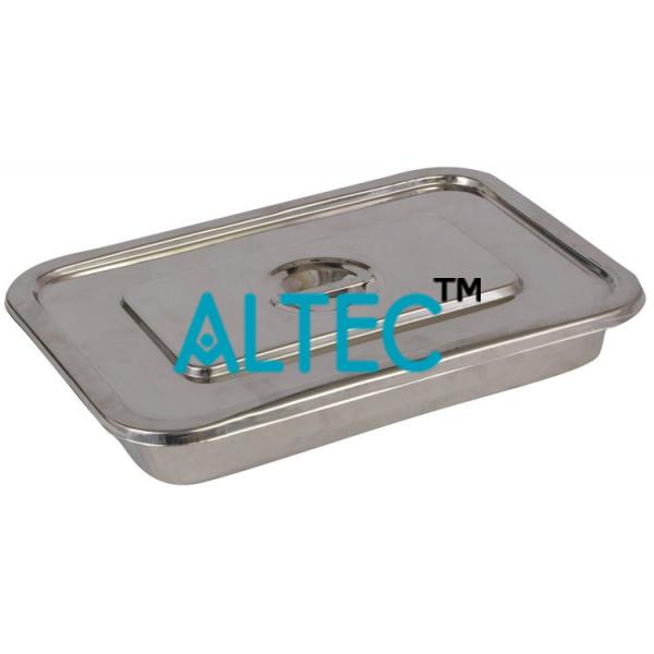 Instrument Tray with cover-SS - Medical and Hospital Holloware