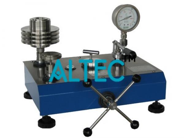 Dead Weight Pressure Gauge Tester