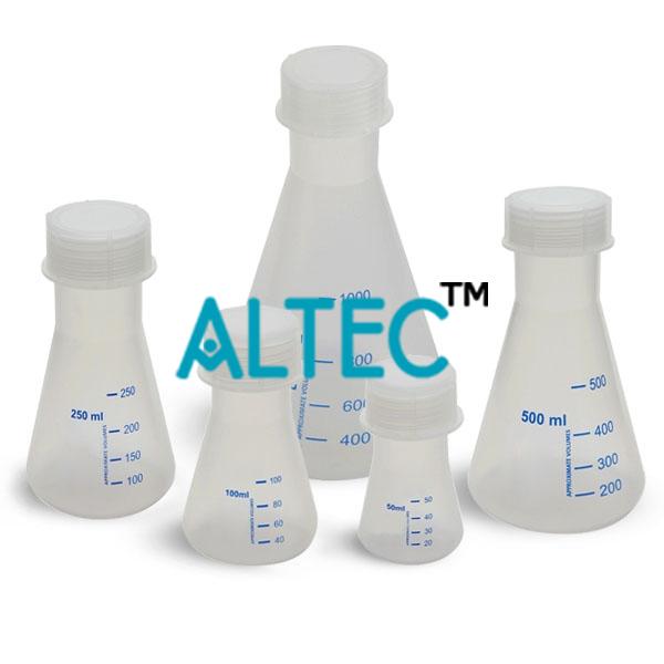 Polypropylene Conical Flask with Screw Cap